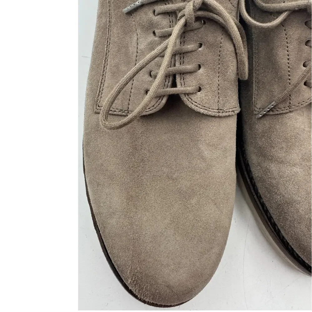 The Office of Angela Scott Mr. Derby Taupe Suede Anthropologie